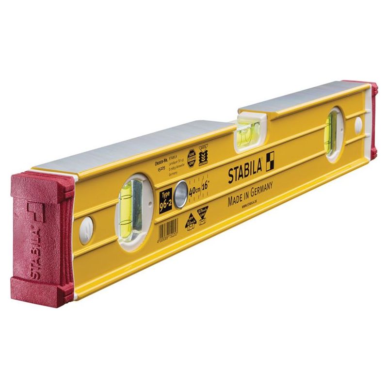Stabila 96-2-40 Spirit Level 3 Vial 15225 40cm Stabila - Dynamic Drive