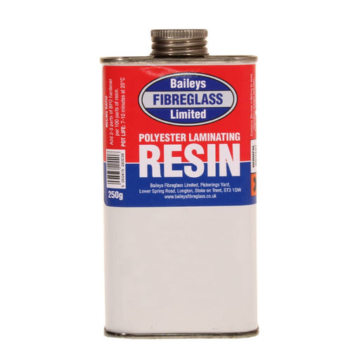 Baileys Fibreglass Polyester Resin 250g: Repair and Restore Your Fibreglass O Baileys - Dynamic Drive