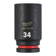 Milwaukee Hex Socket Shw 3/4 Deep 34mm-1Pc 34mm Milwaukee - Dynamic Drive