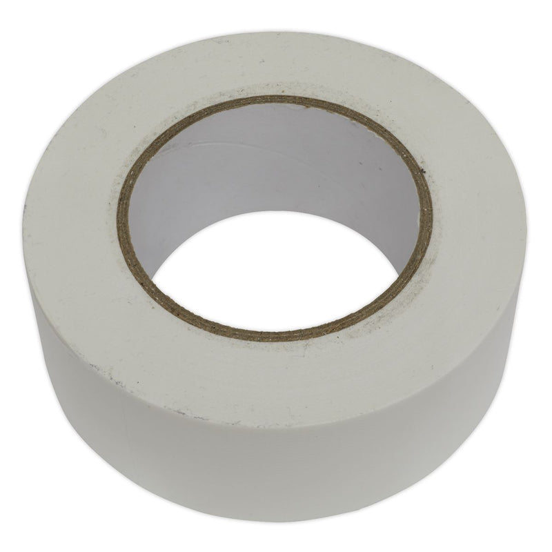 Sealey Duct Tape 50mm x 50m White DTW Sealey - Dynamic Drive