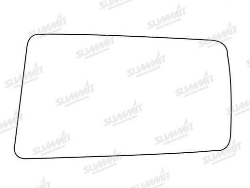 Summit Stick-On Standard Mirror Glass fits Daihatsu Charade LHS Summit - Dynamic Drive