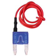 Wot-Nots Fuse for Mini Blade With Breakout Wire - 15A Pearl  - Dynamic Drive