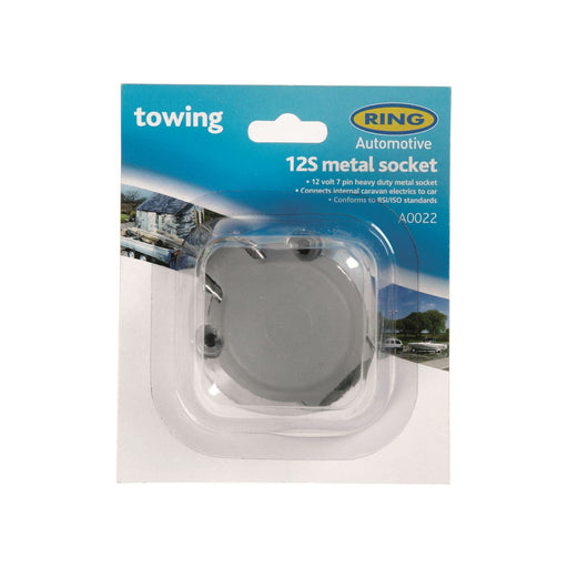 Ring 12S 7 Pin Socket - Metal A0022 - Reliable 7 Pin Socket Ring Automotive - Dynamic Drive