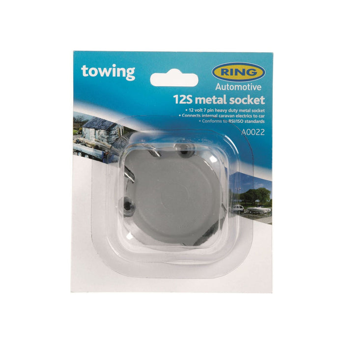 Ring 12S 7 Pin Socket - Metal A0022 - Reliable 7 Pin Socket Ring Automotive - Dynamic Drive