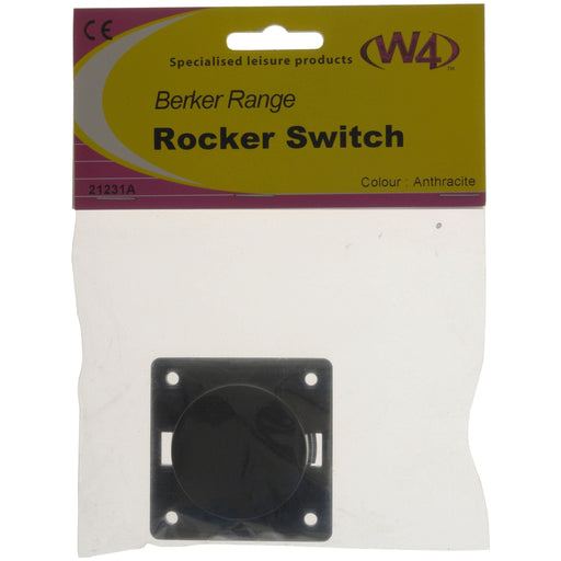 Berker Rocker Switch Anthracite 21231A W4 - Dynamic Drive