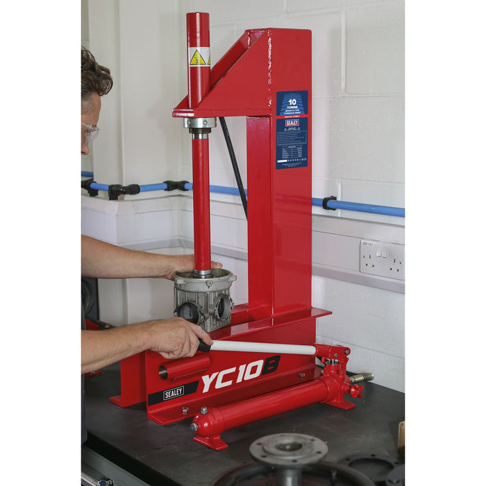 Sealey Hydraulic Press 10 Tonne Bench 'C' Type YC10B Sealey - Dynamic Drive