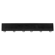 Sealey Polypropylene Floor Tile Edge 400 x 60mm Black Female Pack of 6 FT3EBF Sealey - Dynamic Drive