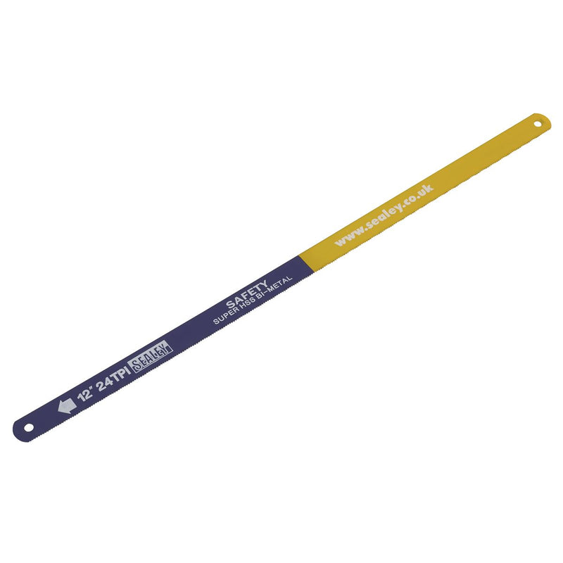 Sealey Hacksaw Blade 300mm HSS Bi-Metal 24tpi Pack of 5 HSB0524 Sealey - Dynamic Drive
