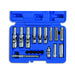 Laser Specialist Thin Wall Glow Plug Socket Set 1/4"D, 3/8"D 18pc 6424 Laser - Dynamic Drive