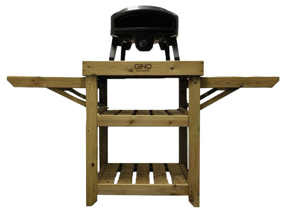 Gino Wooden Pizza Oven Table Gino - Dynamic Drive