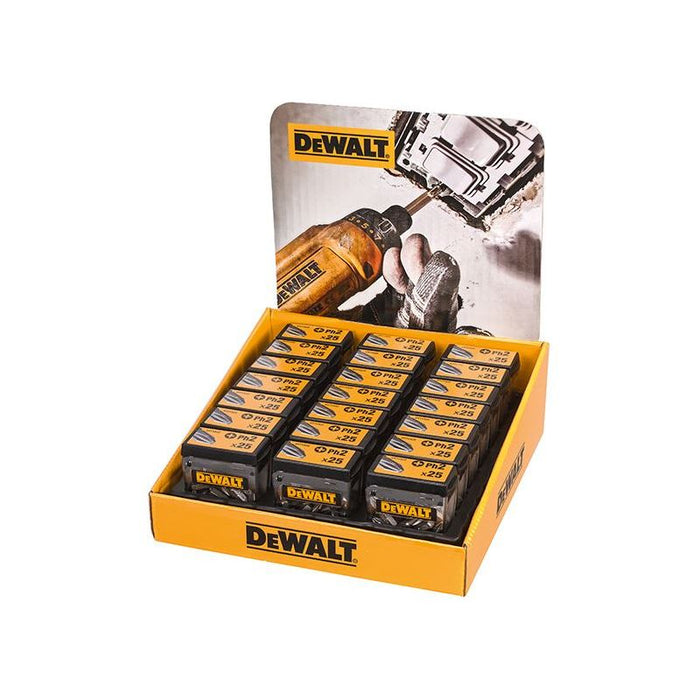 Dewalt Power Tools PH2 25mm Standard Tic Tac Display 21 x Packs of 25 DeWALT Power Tools - Dynamic Drive