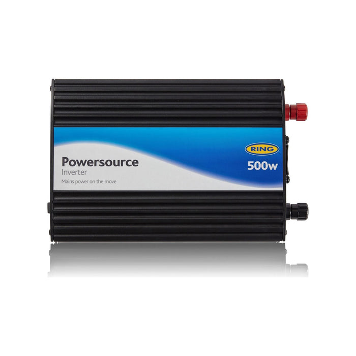 Ring RINVU500 Powersource 500W Inverter with Three Pin Socket and USB Ring Automotive - Dynamic Drive