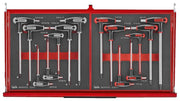 Teng Tools 26" PRO35™ stack FOAM tool kit 418 pieces red Town Tools - Dynamic Drive