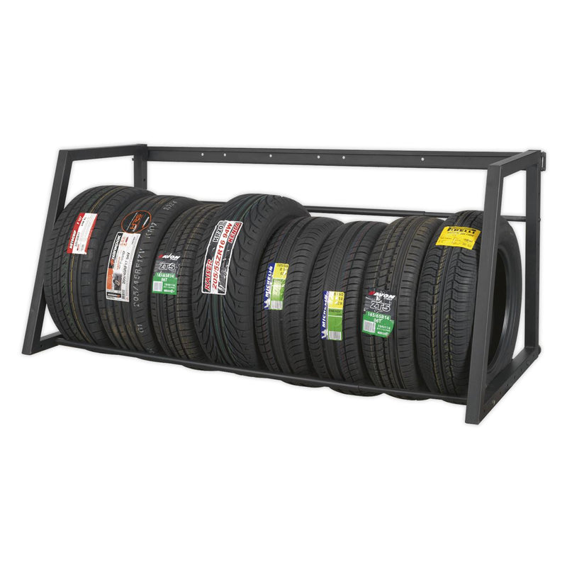 Sealey Extending Tyre Rack Wall or Floor Mounting STR001 Sealey - Dynamic Drive