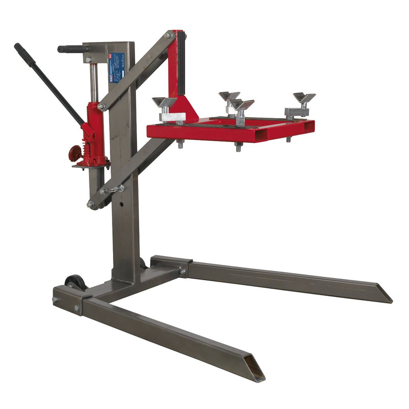 Sealey Single Post Hydraulic Motorcycle Lift 450kg Capacity MCL500 Sealey - Dynamic Drive