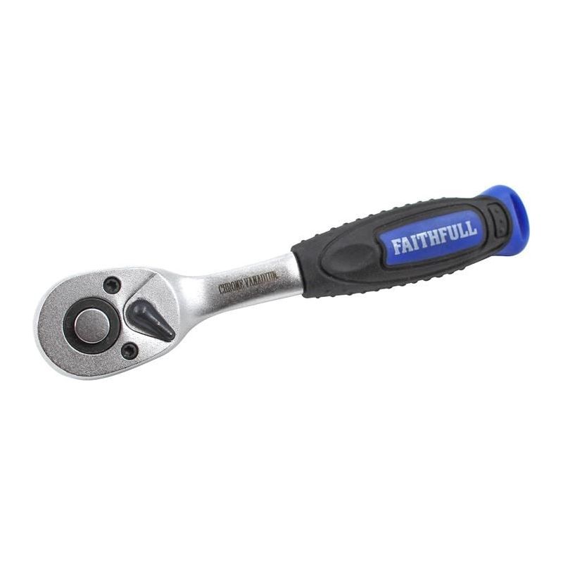 Faithfull 1/4in Drive Quick Release Ratchet Handle Faithfull - Dynamic Drive