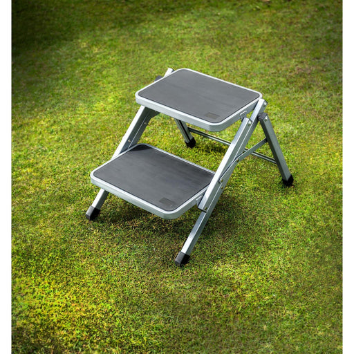 Maypole Foldable Steel Double Caravan Step Folding Portable Campervan Maypole - Dynamic Drive