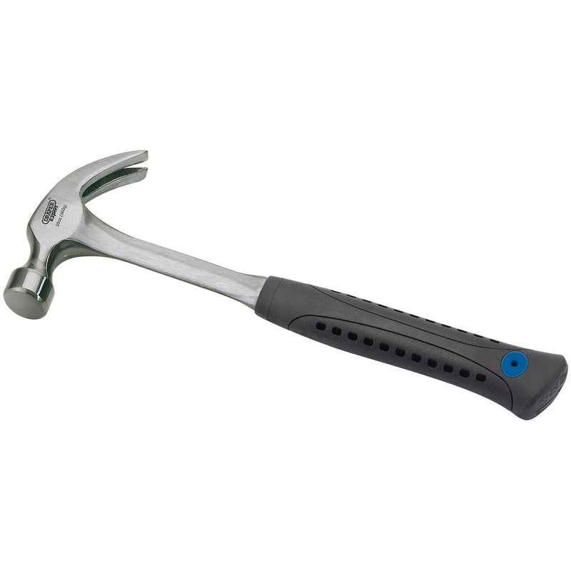 Draper Solid Forged Soft Grip Claw Hammer, 560g/20oz 21284 Draper - Dynamic Drive