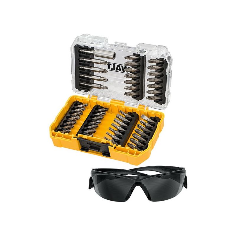 Dewalt Power Tools DT70703 Screwdriving Set, 47 Piece + Safety Glasses DeWALT Power Tools - Dynamic Drive