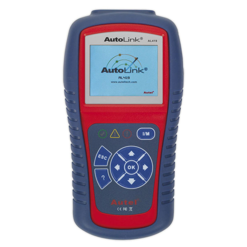 Sealey Autel EOBD Code Reader Live Data Tech Tips AL419 Sealey - Dynamic Drive