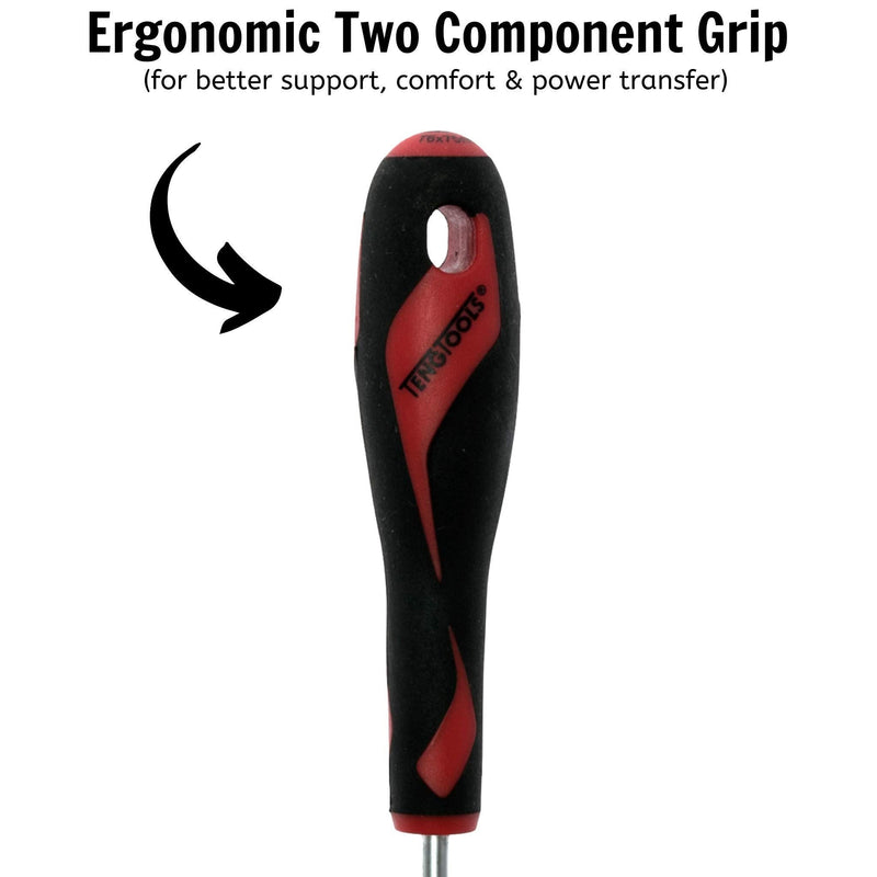 Teng Tools TX Screwdriver TX6 x 75mm S Teng Tools - Dynamic Drive