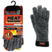 Mens grey marl thermal insulated gloves 2142 UK Camping And Leisure - Dynamic Drive
