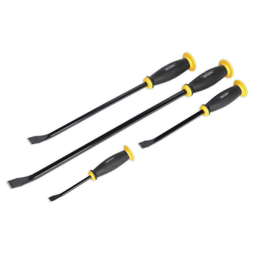 Seigen by Sealey Prybar Set with Hammer Cap 4pc S0557 Seigen by Sealey  - Dynamic Drive