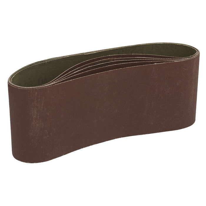 Sealey 76 x 457mm Sanding Belt 240Grit - Pack of 5 SB240457 Sealey - Dynamic Drive