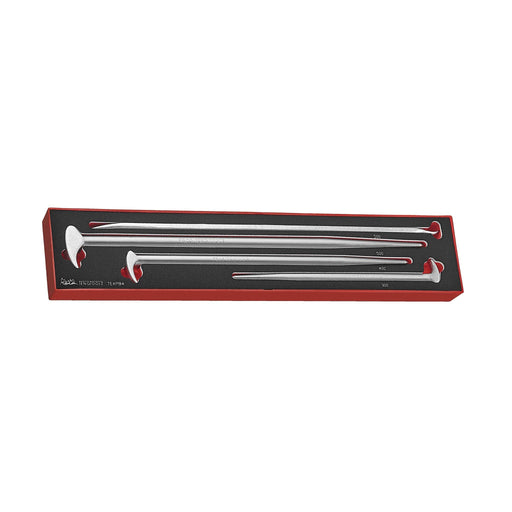Teng Tools Pry Bar Set Roll/Heel FOAMX4 4 Pieces Teng Tools - Dynamic Drive