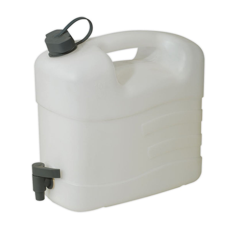 Sealey Fluid Container 10ltr with Tap WC10T Sealey  - Dynamic Drive
