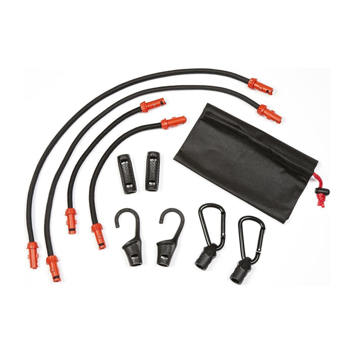 Ring RLS10 Bungee Clic 10 Piece Set - Adjustable Load Securing Bungee Set with I Ring Automotive - Dynamic Drive