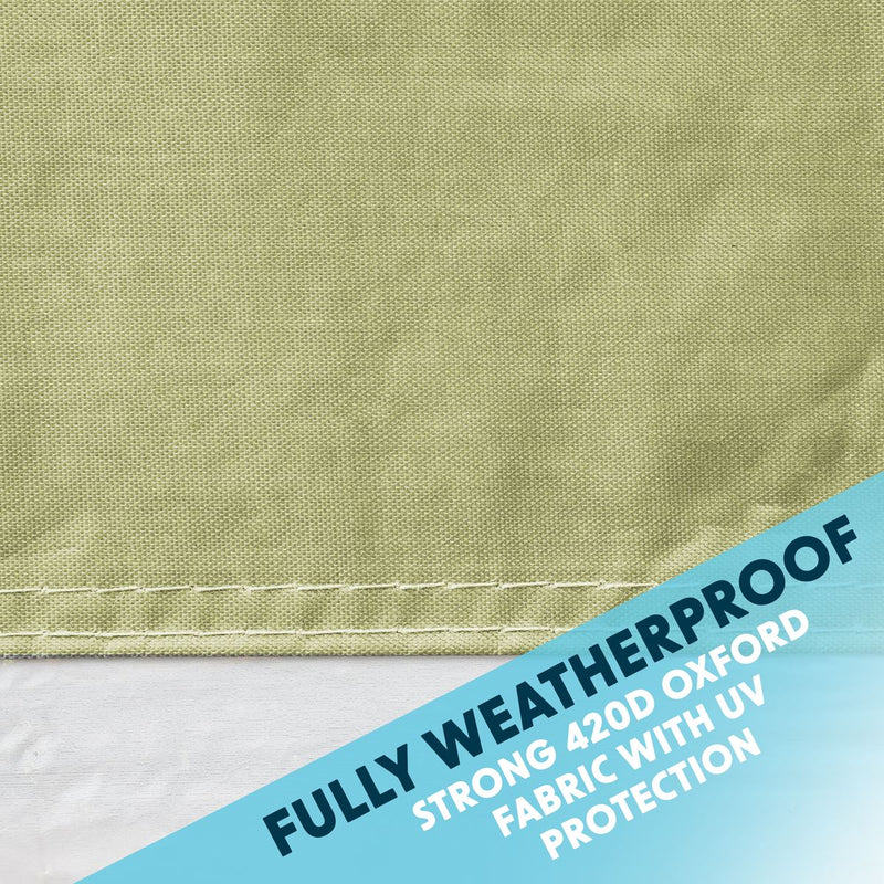 Dellonda Premium Fabric Side Panels - Beige Dellonda  - Dynamic Drive