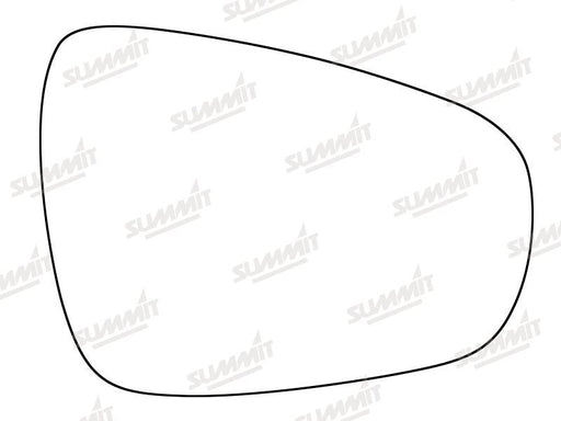 Summit Stick-On Standard Mirror Glass fits Lexus CT200 10 to 15 RHS Summit - Dynamic Drive