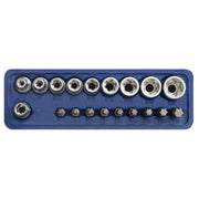 Sealey TRX-Star* Socket & Bit Set 19pc AK6191 Sealey  - Dynamic Drive