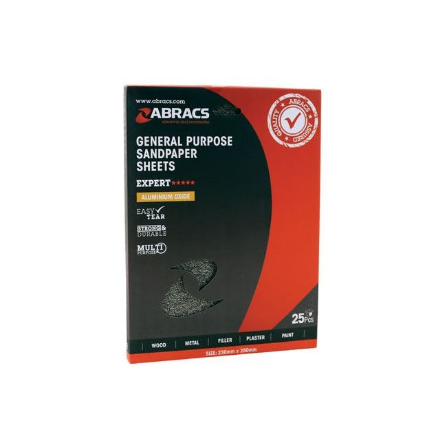 Connect Abracs Sandpaper / Production Sheets P60 25pc 32159 Tool Connection - Dynamic Drive