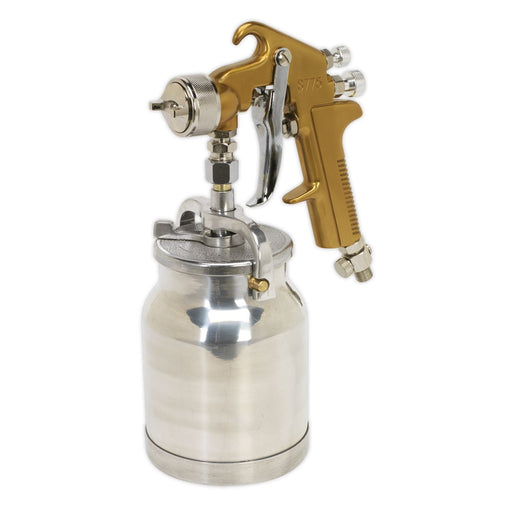 Sealey Spray Gun Suction Feed Siegen Brand 1.7mm Set-Up S775 Sealey - Dynamic Drive