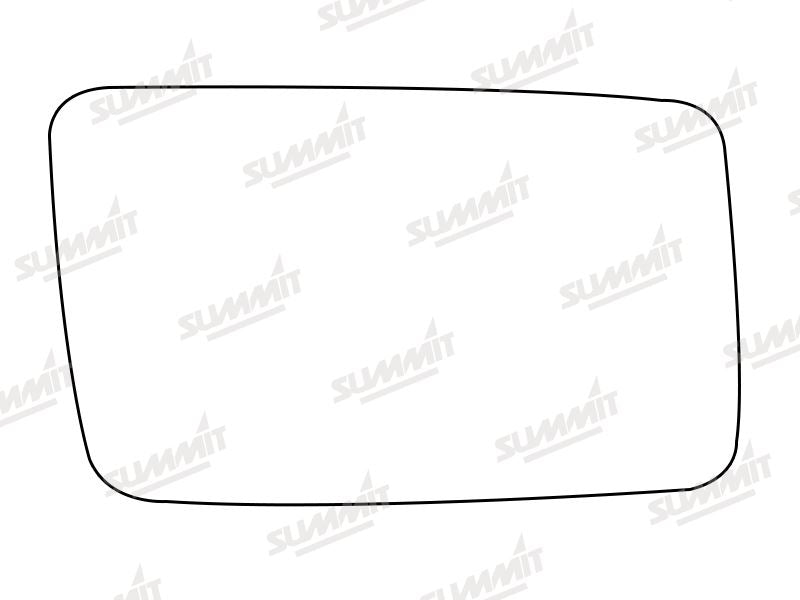 Summit Stick-On Standard Mirror Glass fits Renault 25 RHS Summit - Dynamic Drive