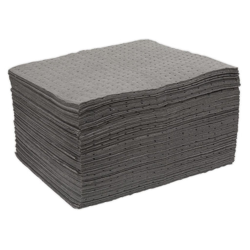 Sealey Spill Absorbent Pad Pack of 100 SAP01 Sealey - Dynamic Drive