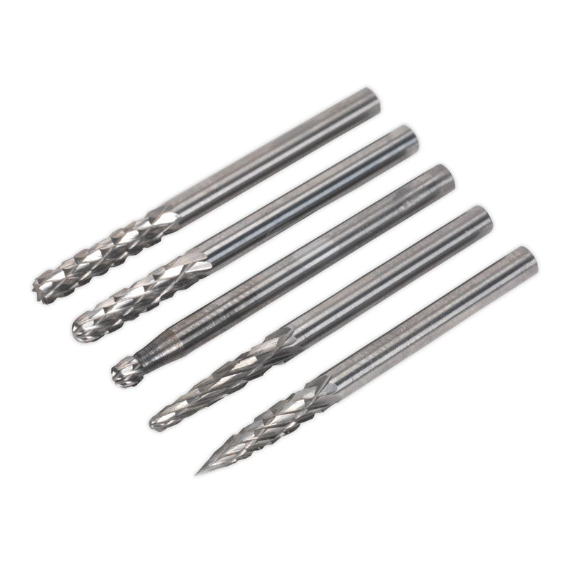 Sealey Micro Carbide Burr Set 5pc MCBSET01 Sealey - Dynamic Drive