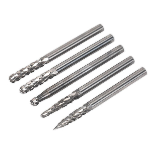 Sealey Micro Carbide Burr Set 5pc MCBSET01 Sealey - Dynamic Drive