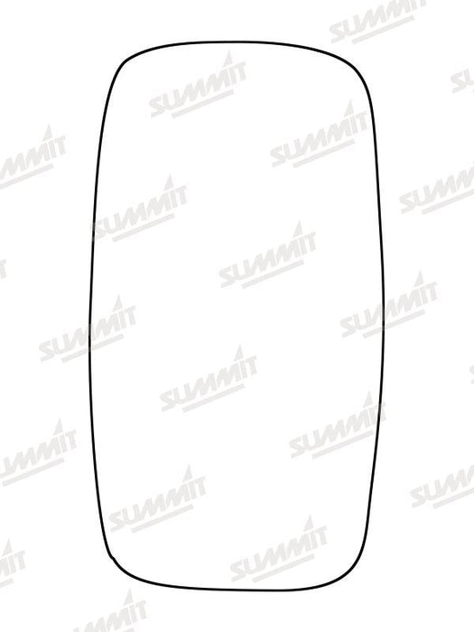 Summit Stick-On Commercial Mirror Glass fits Nissan Cabstar, Renault Maxity LHS RHS Summit - Dynamic Drive