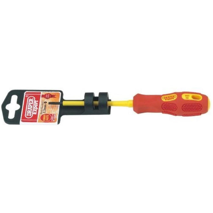 Draper VDE Approved Fully Insulated Plain Slot Screwdriver, 2.5 x 75mm (Display Draper - Dynamic Drive