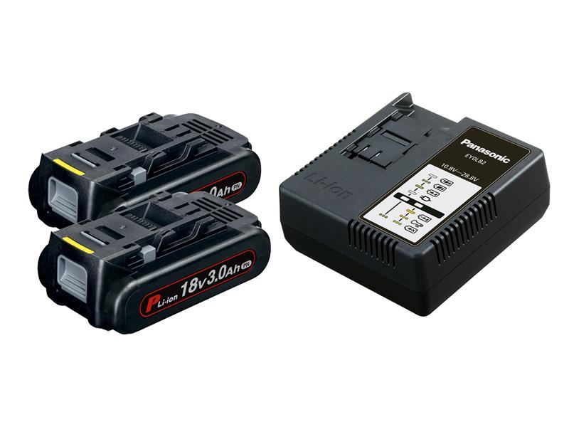 Panasonic EY76A1PN Smart Brushless Impact Driver 18V 2 x 3.0Ah Li-ion Panasonic - Dynamic Drive