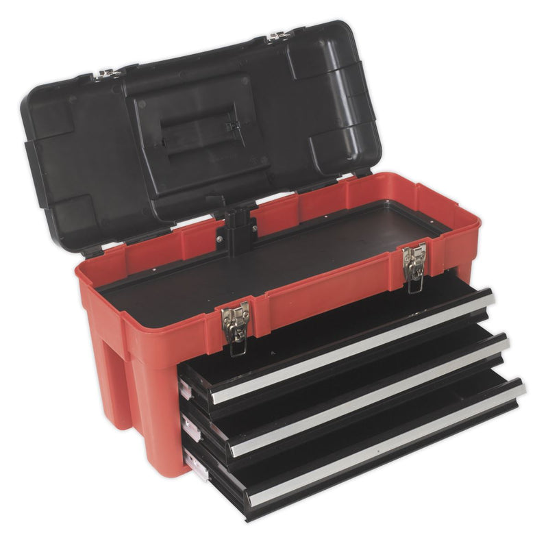 Sealey Toolbox 585mm 3 Drawer Portable AP1003 Sealey - Dynamic Drive