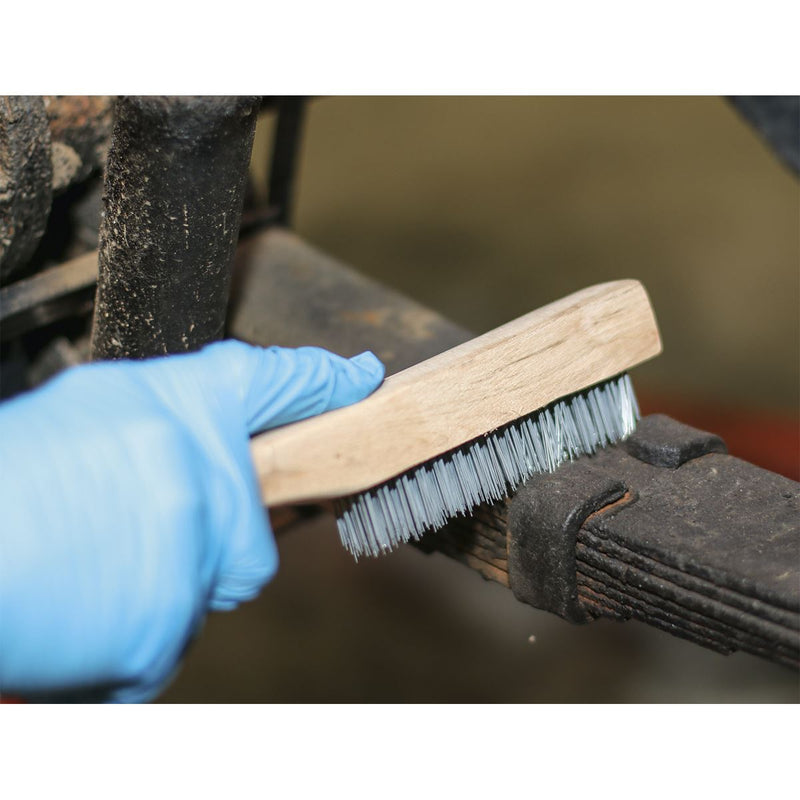 Sealey Engineerïs Wire Brush with Steel Fill 260mm WB02 Sealey - Dynamic Drive