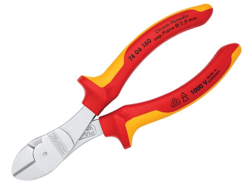 Knipex VDE High Leverage Diagonal Cutter 160mm Knipex - Dynamic Drive