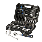 Draper HI-TORQ Metric Socket Set, 1/4" & 1/2" Sq. Dr. (83 Piece) Draper - Dynamic Drive