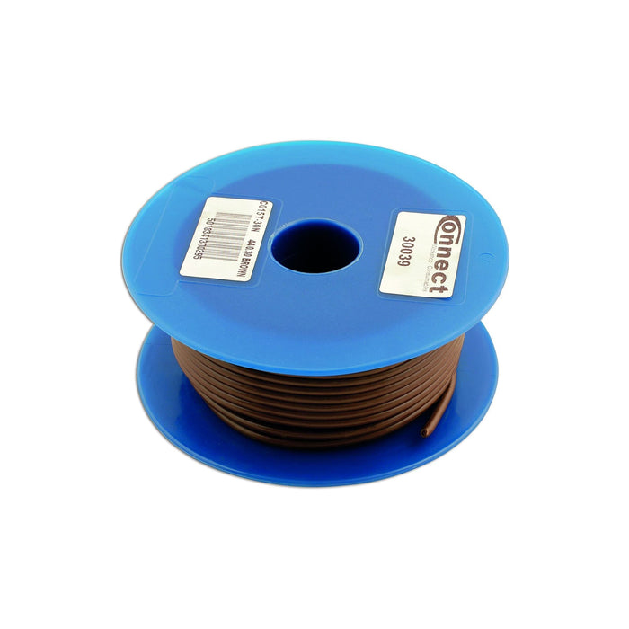 Connect Brown Single Core Auto Cable 44/0.30 30m 30039 Tool Connection - Dynamic Drive