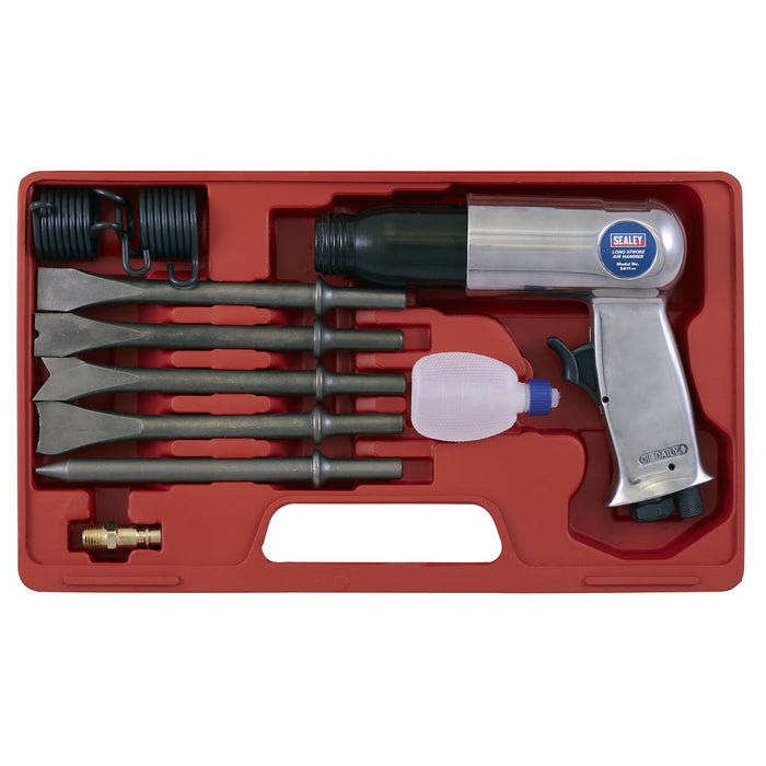 Sealey Air Hammer with Chisels Long Stroke SA11 Sealey - Dynamic Drive
