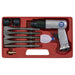 Sealey Air Hammer with Chisels Long Stroke SA11 Sealey - Dynamic Drive